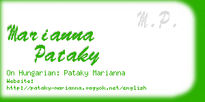 marianna pataky business card